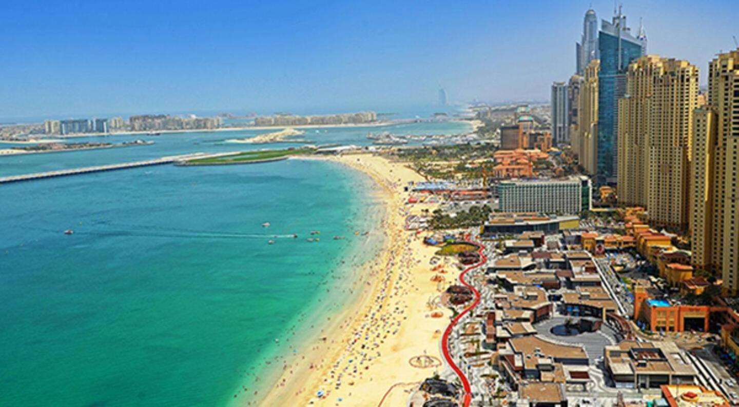 Premium 3Br! Partial Sea-View - Amwaj Leilighet Dubai Eksteriør bilde